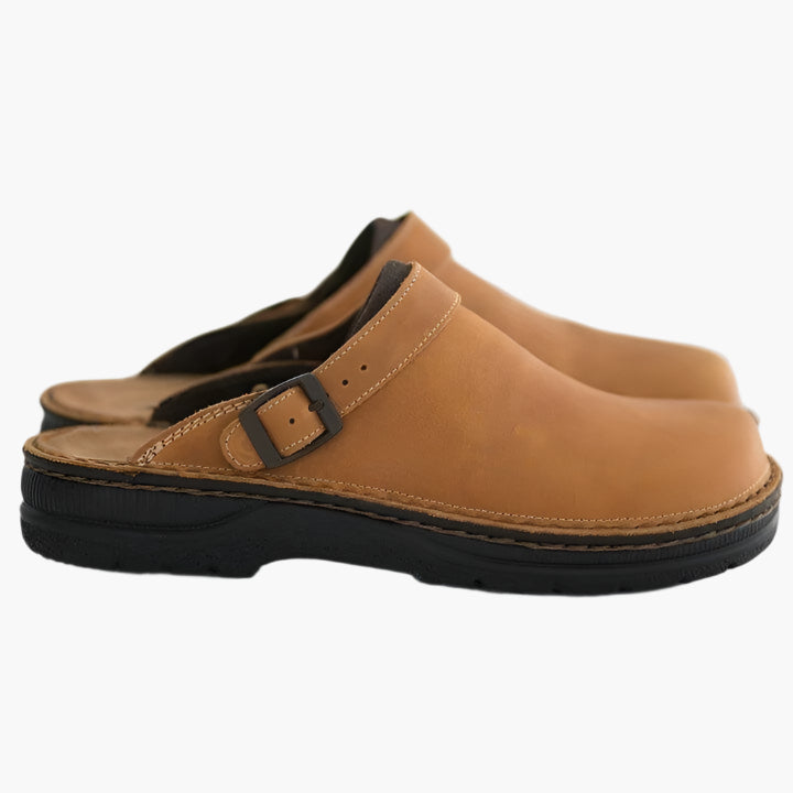 Torben™ | Ortopediska Slip-in Herrtofflor med Justerbar Rem för Inomhus & Utomhus