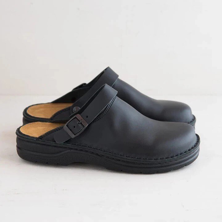 Torben™ | Ortopediska Slip-in Herrtofflor med Justerbar Rem för Inomhus & Utomhus