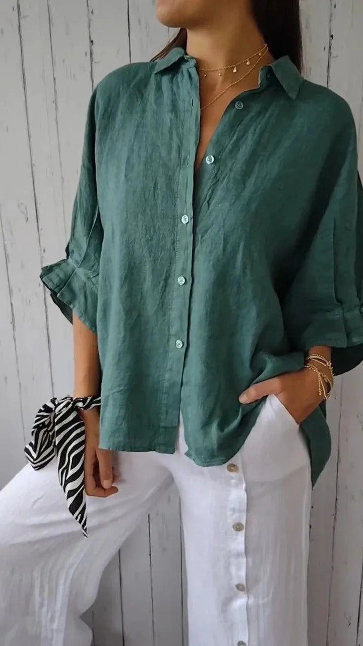 ALVA | Classic Women's Shirt in Cotton with Relaxed Fit