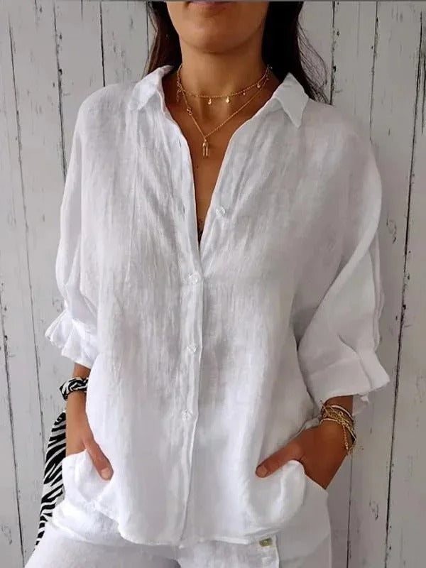 ALVA | Classic Women's Shirt in Cotton with Relaxed Fit