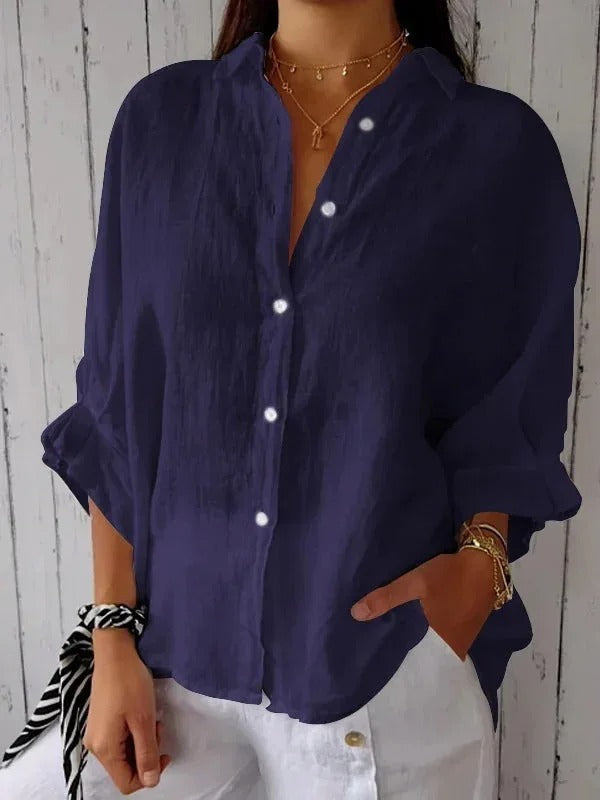 ALVA | Classic Women's Shirt in Cotton with Relaxed Fit