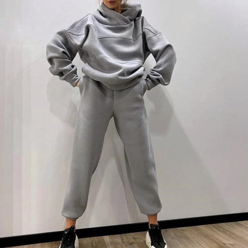 Marlinde – Oversize Bomulls Hoodie Loungeset för Damer